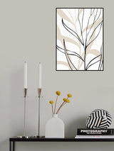 Botanical Lines Art Poster och Canvastavla