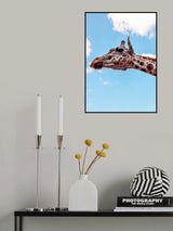 Polkadots Giraffe Head Poster och Canvastavla
