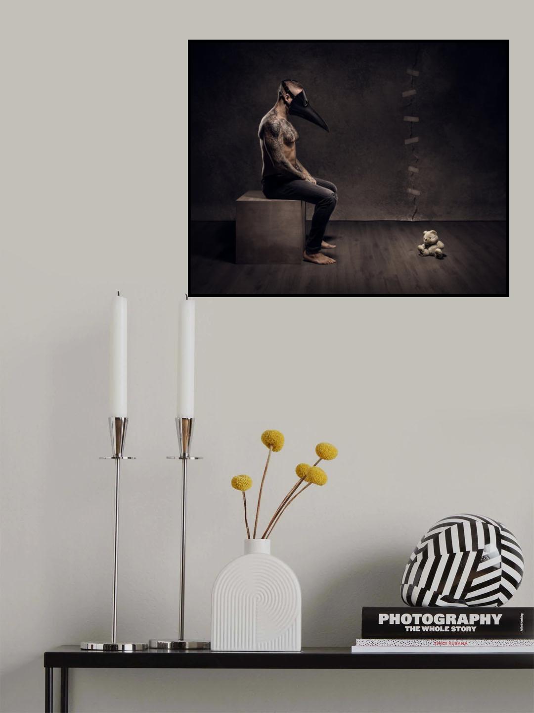 Patched Childhood Poster och Canvastavla