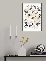 Dara bouquet in white Poster och Canvastavla
