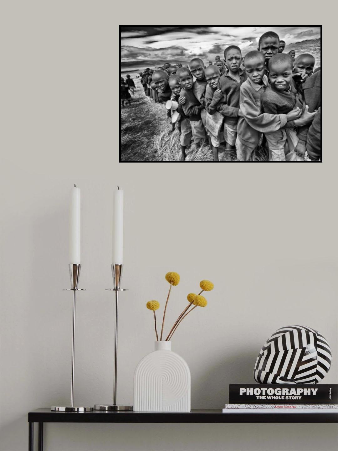 The Line Poster och Canvastavla