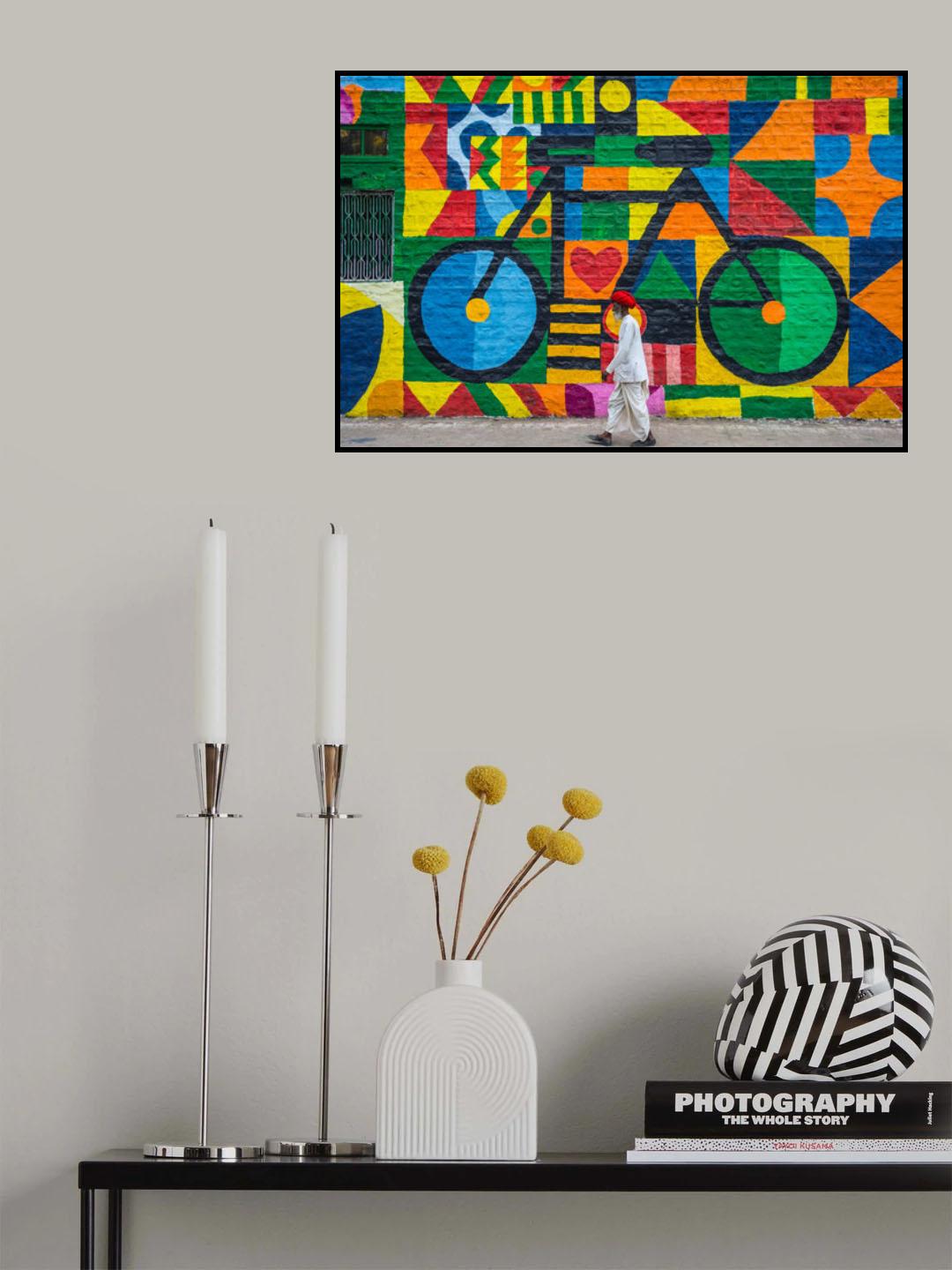 Forgotten Bicycle Poster och Canvastavla