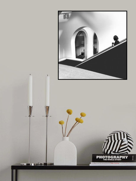 A lady with coffee Poster och Canvastavla