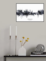 Würzburg Germany Skyline Poster och Canvastavla