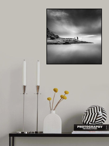 Fishing in the Rain Poster och Canvastavla