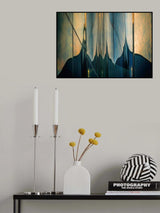 Curved glass reflection Poster och Canvastavla