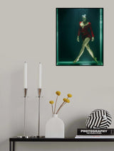 underwater artistic portrait shooting Poster och Canvastavla