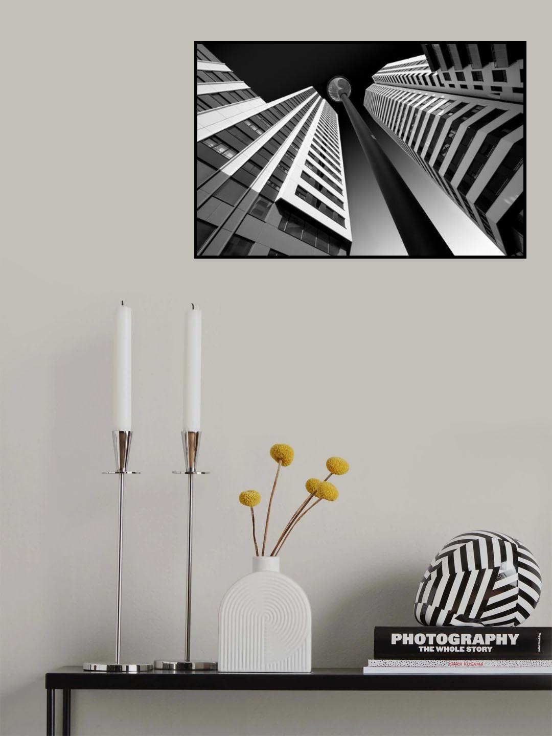Between the white towers Poster och Canvastavla