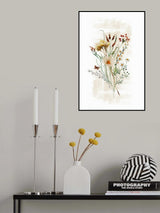 Wild Floral in soft shades Poster och Canvastavla