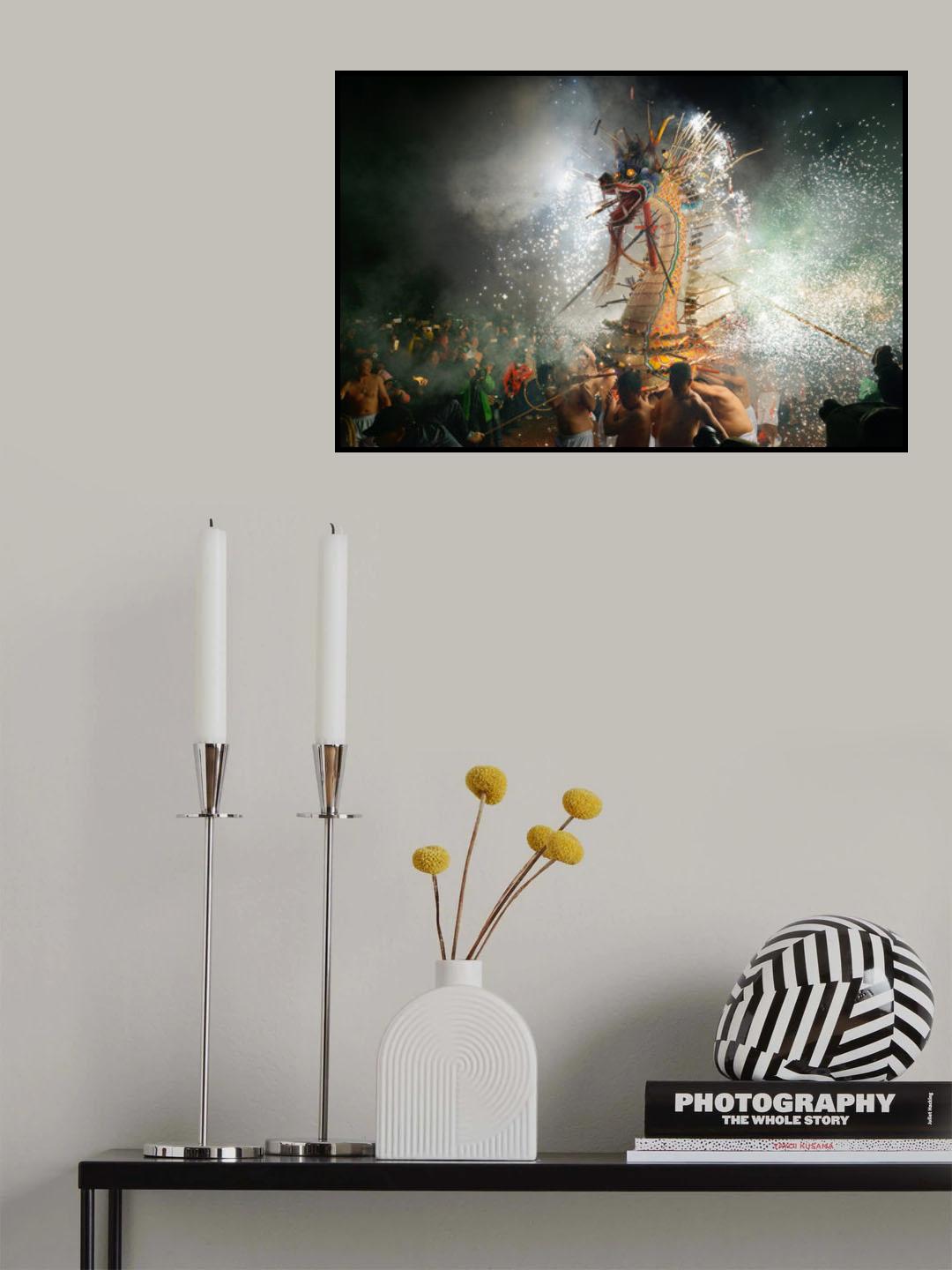 New Year Celebration Poster och Canvastavla