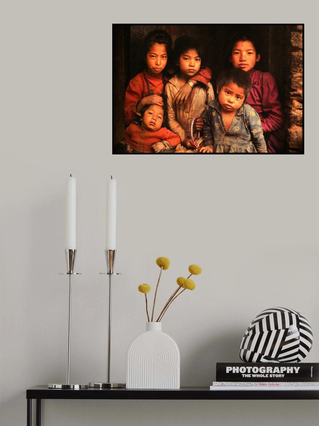 Five children Poster och Canvastavla
