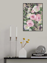 Zoye painterly bouquet Poster och Canvastavla