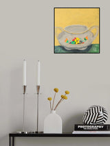 Jar With Flowers Poster och Canvastavla