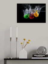 Paprika splash Poster och Canvastavla