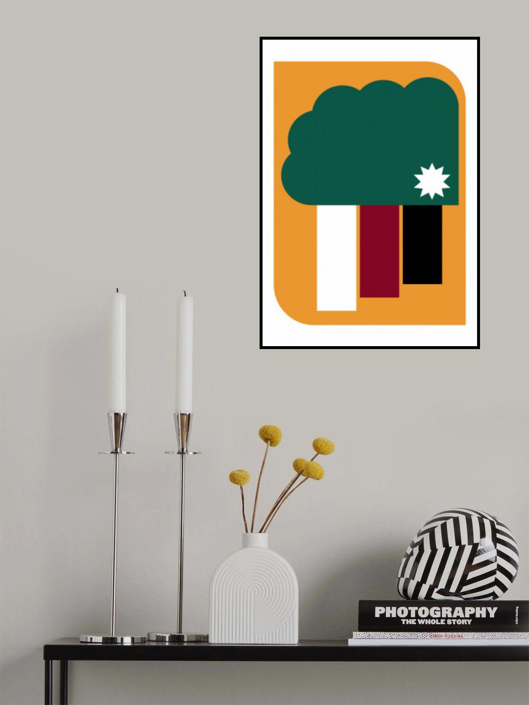 Every Cloud Mustard Poster och Canvastavla