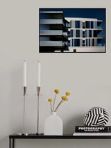 Black and blue Poster och Canvastavla