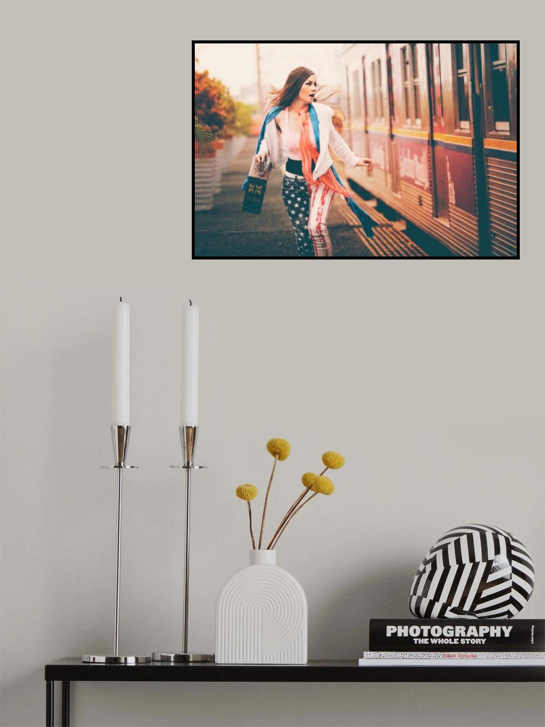 catching the train Poster och Canvastavla