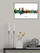 Muscat Oman Skyline Poster och Canvastavla