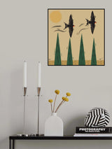 Flight Poster och Canvastavla