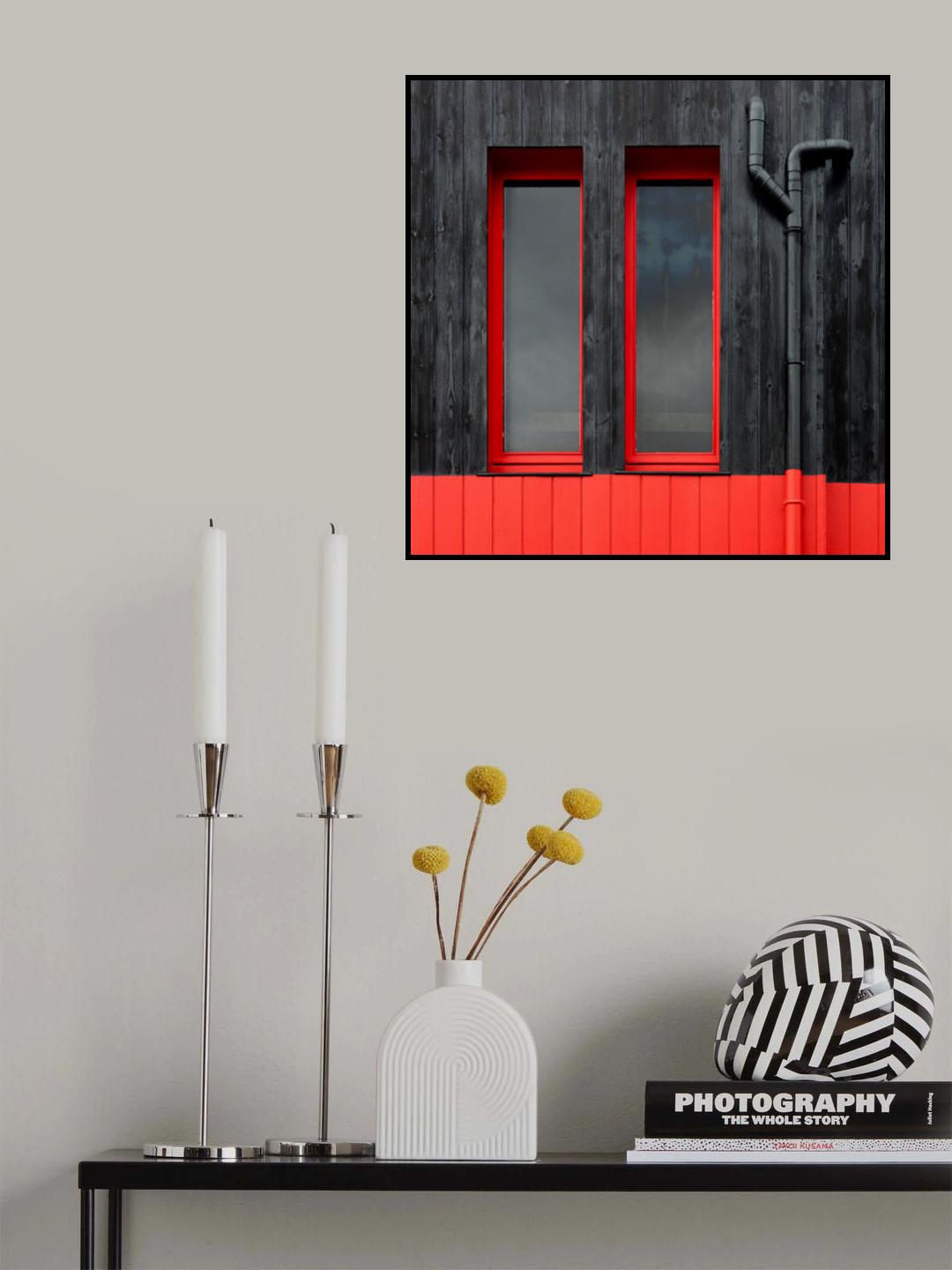 Red Windows Poster och Canvastavla