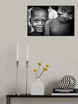 Two children in Benin. Poster och Canvastavla