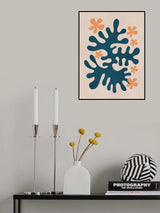 Coral Flower Poster och Canvastavla