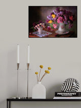 Still life with spring flowers Poster och Canvastavla