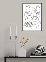 White Swan Poster och Canvastavla