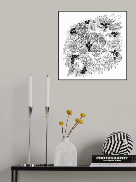 Rekha floral bouquet Poster och Canvastavla