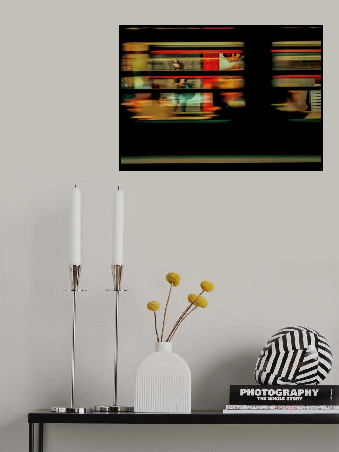 The first metro Poster och Canvastavla