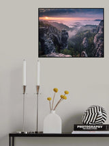 Sunrise on the Rocks Poster och Canvastavla