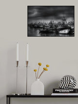 Fishing fleet docked Poster och Canvastavla