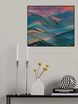Sunset over the hills of Santa Barbara Poster och Canvastavla
