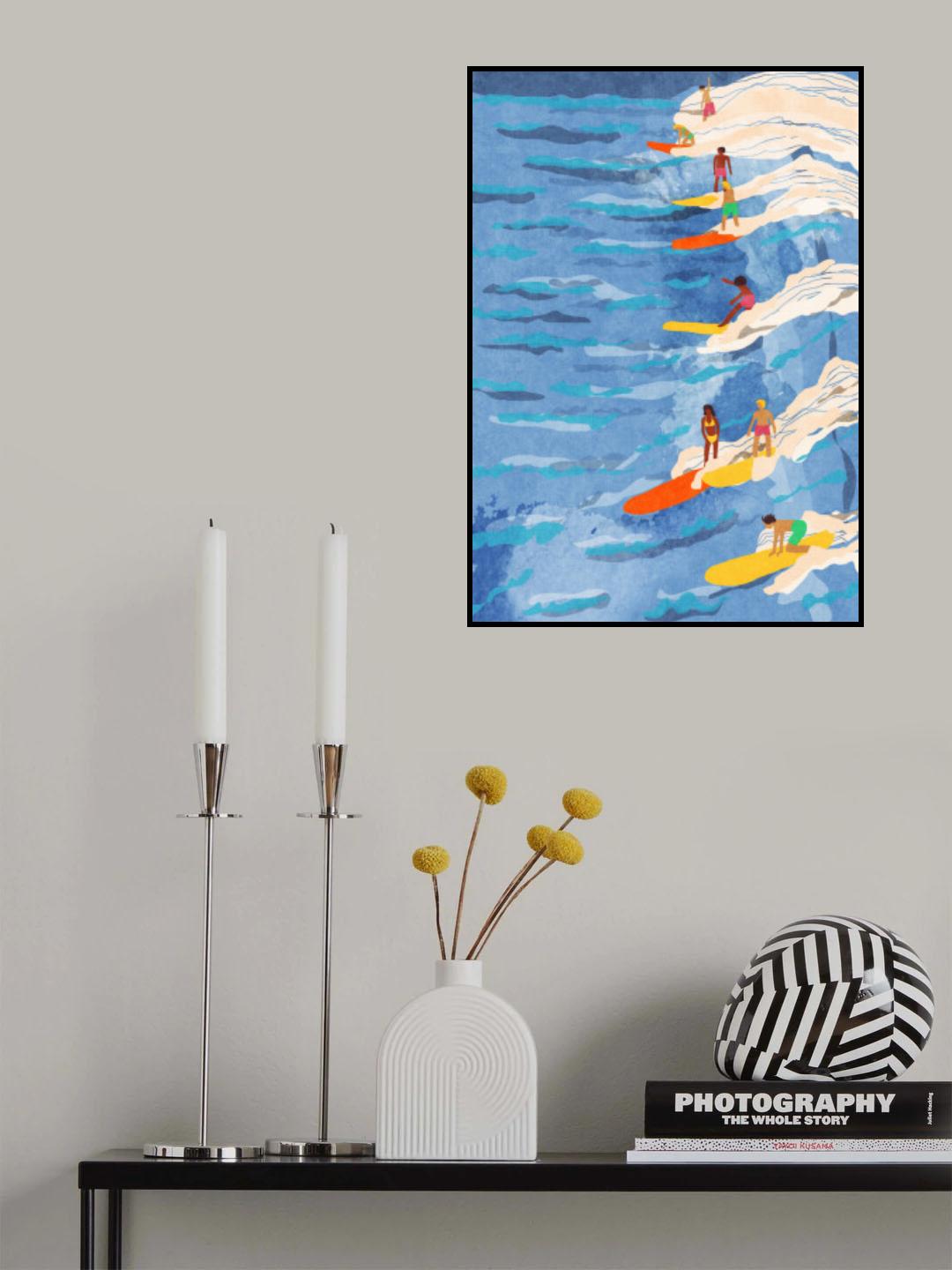 chilled surfing Poster och Canvastavla