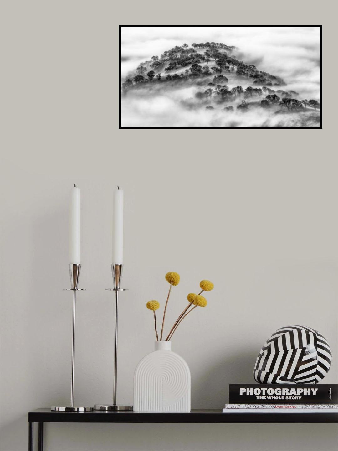 A Foggy Morning Poster och Canvastavla