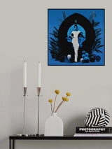 Blue Collage Poster och Canvastavla