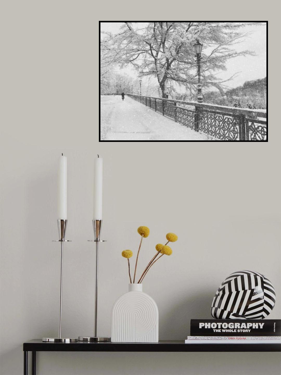Winter in Kiev Poster och Canvastavla