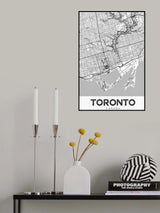 Toronto White Poster och Canvastavla