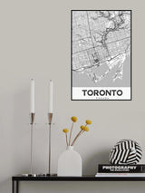 Toronto White Poster och Canvastavla