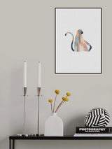 Pastel Monkey Poster och Canvastavla