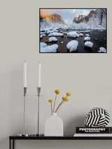 Fresh Snow at Yosemite Poster och Canvastavla
