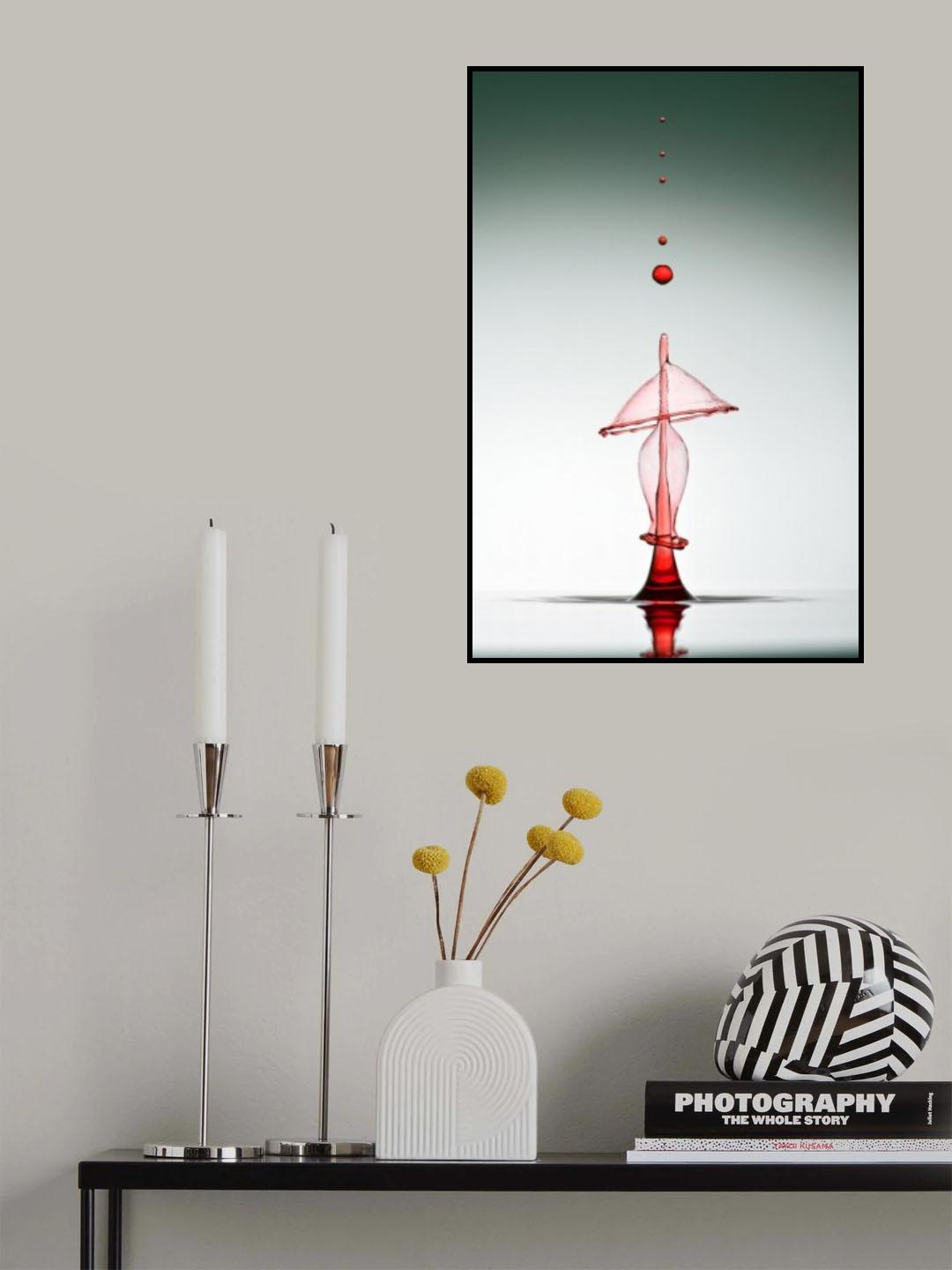 Evolution of waterdrops - 8 Poster och Canvastavla