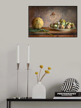 Still Life with Figs and Melon Poster och Canvastavla