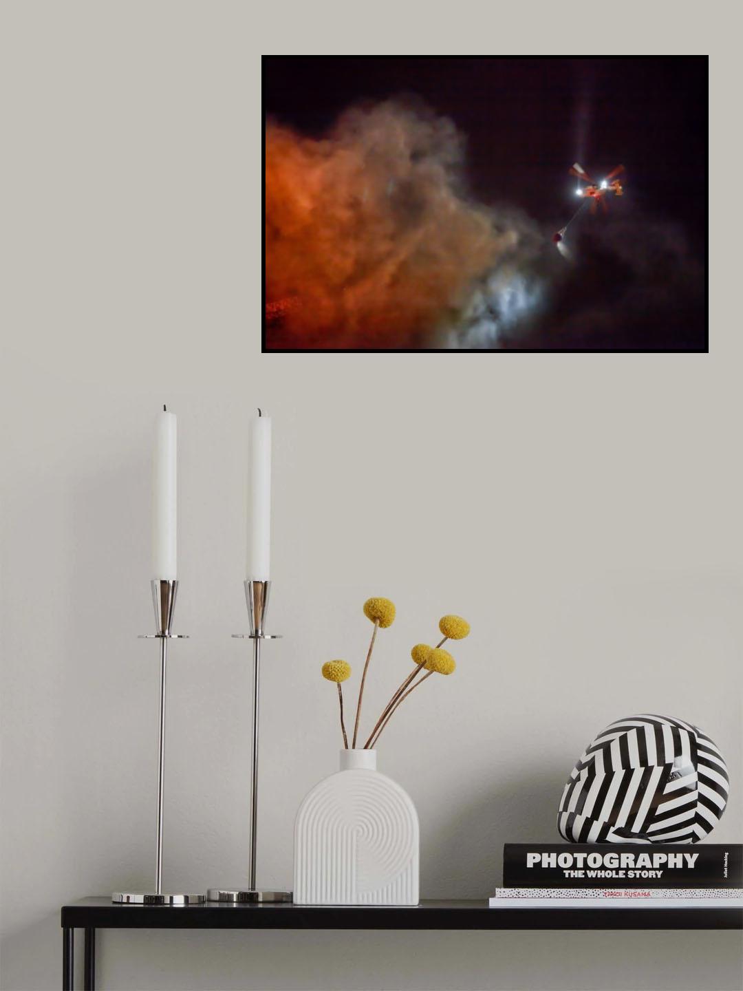 fire on the floor of the 65 Poster och Canvastavla