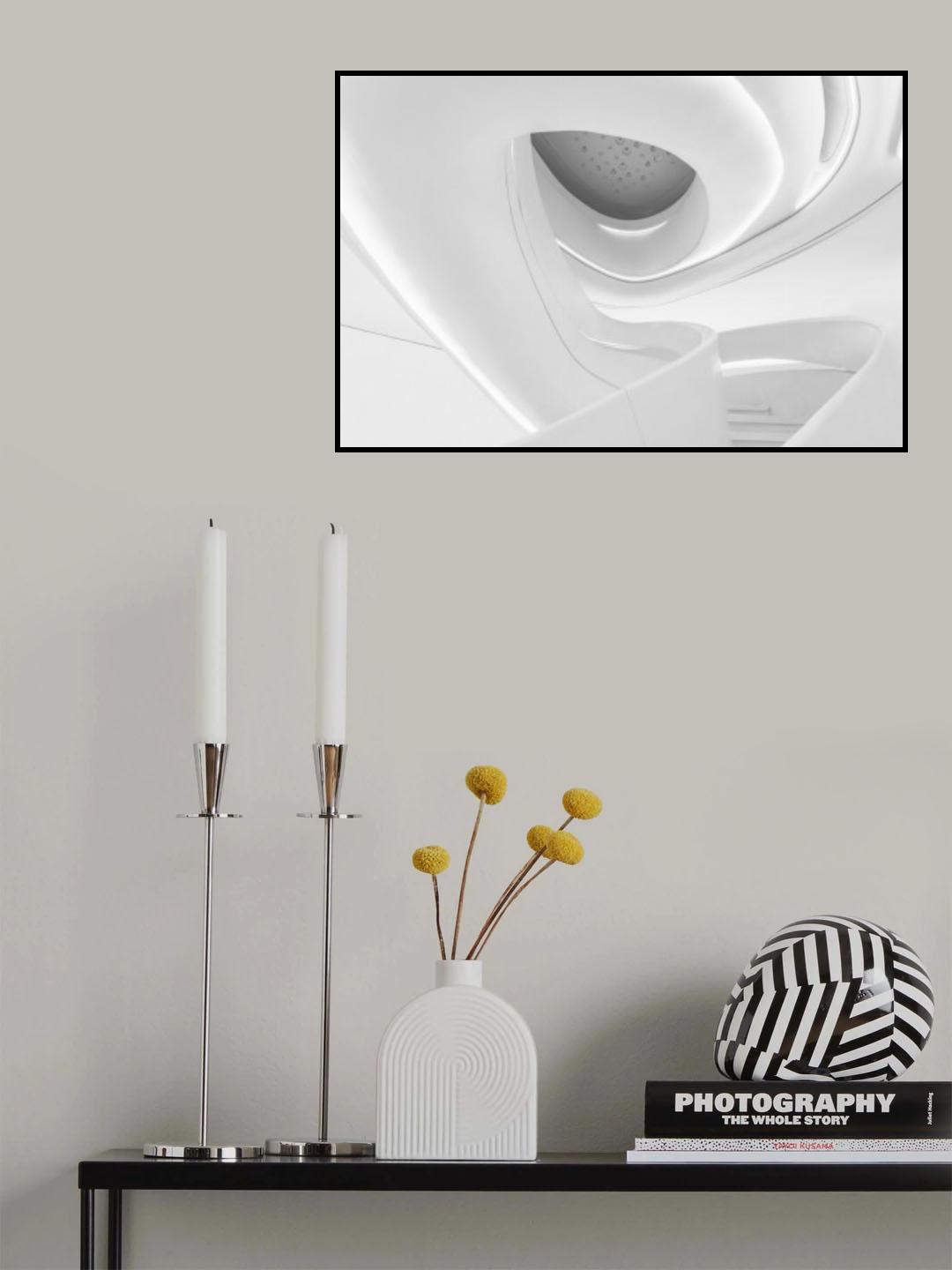 Spiral staicase Poster och Canvastavla