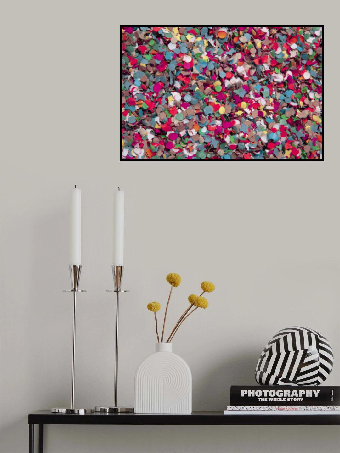 Confetti Poster och Canvastavla