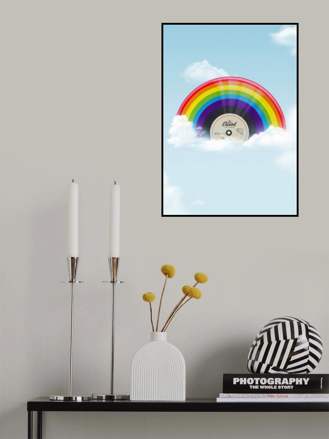 Over the Rainbow Poster och Canvastavla