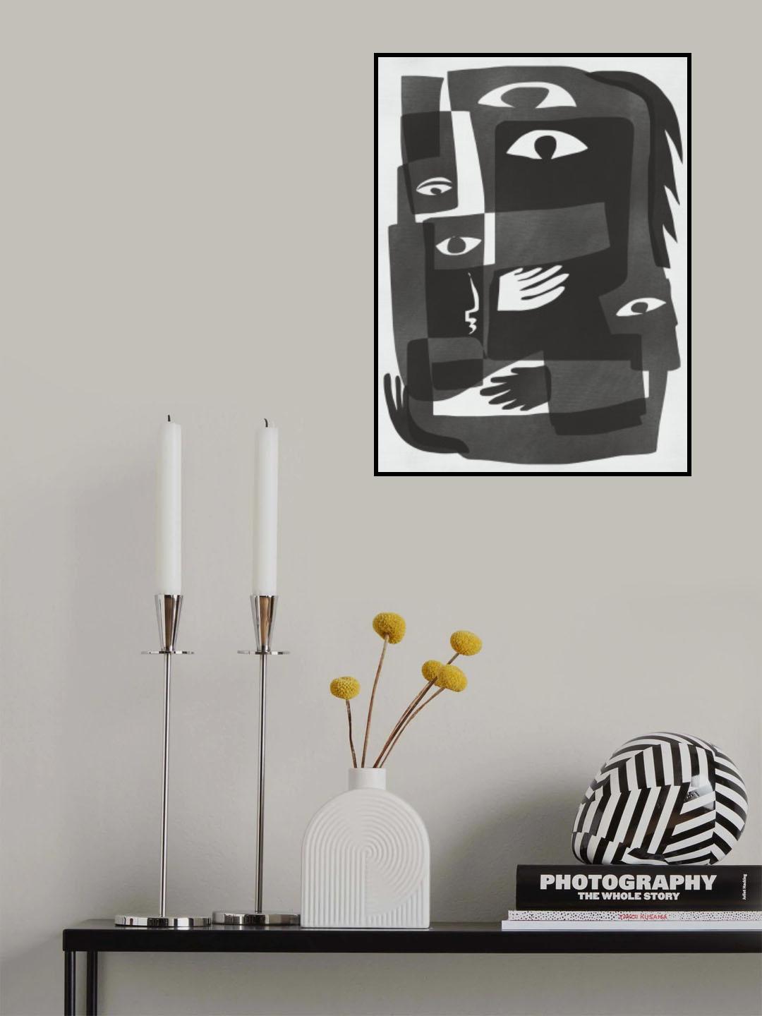 Monster and Friends Poster och Canvastavla