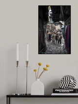 Children at Bangladesh Slum Poster och Canvastavla