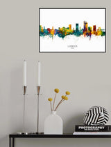 Lubbock Texas Skyline Poster och Canvastavla